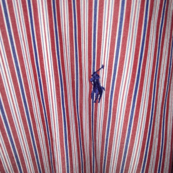 Red White & Blue New Condition Ralph Lauren Blake dress shirt - Picture 4 of 5